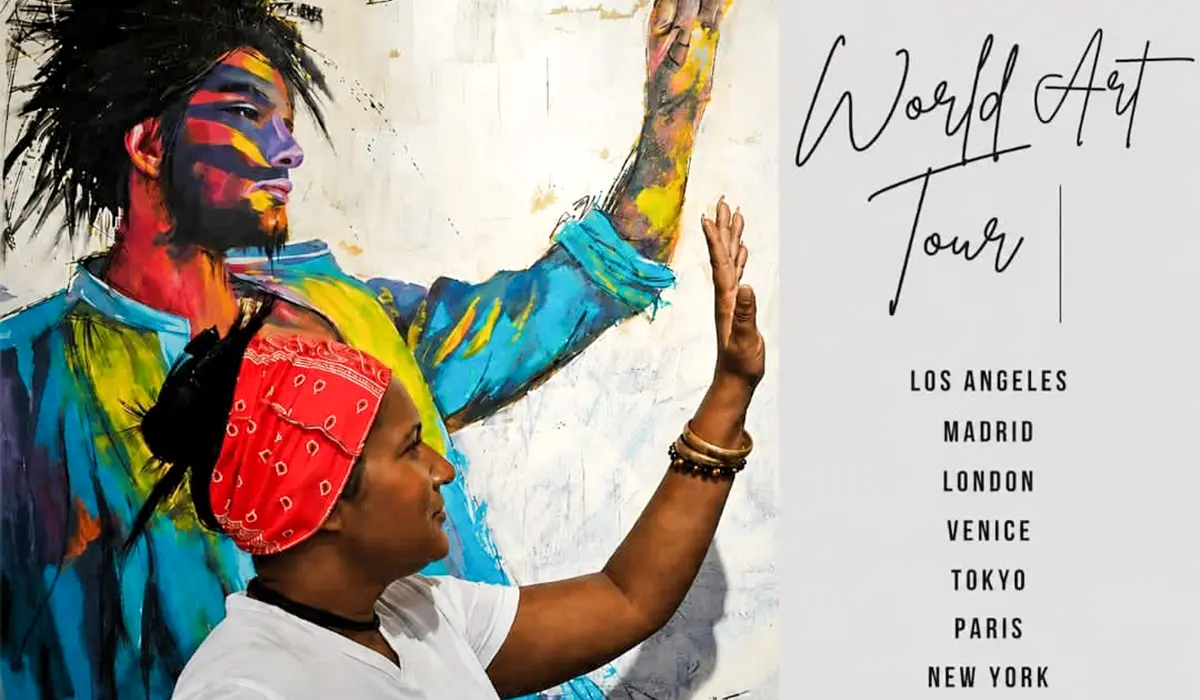 Paroles d'artiste / Niticha Parsand-Goffart, la toile comme territoire intérieur